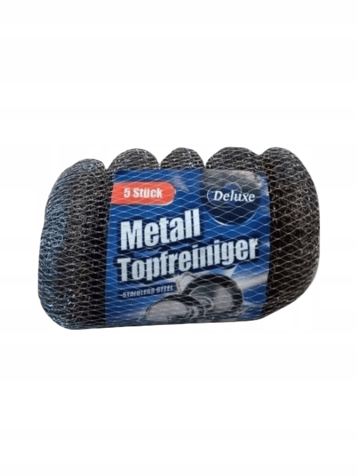 

Deluxe druciak stalowy 5szt Metal-Topfreiniger De