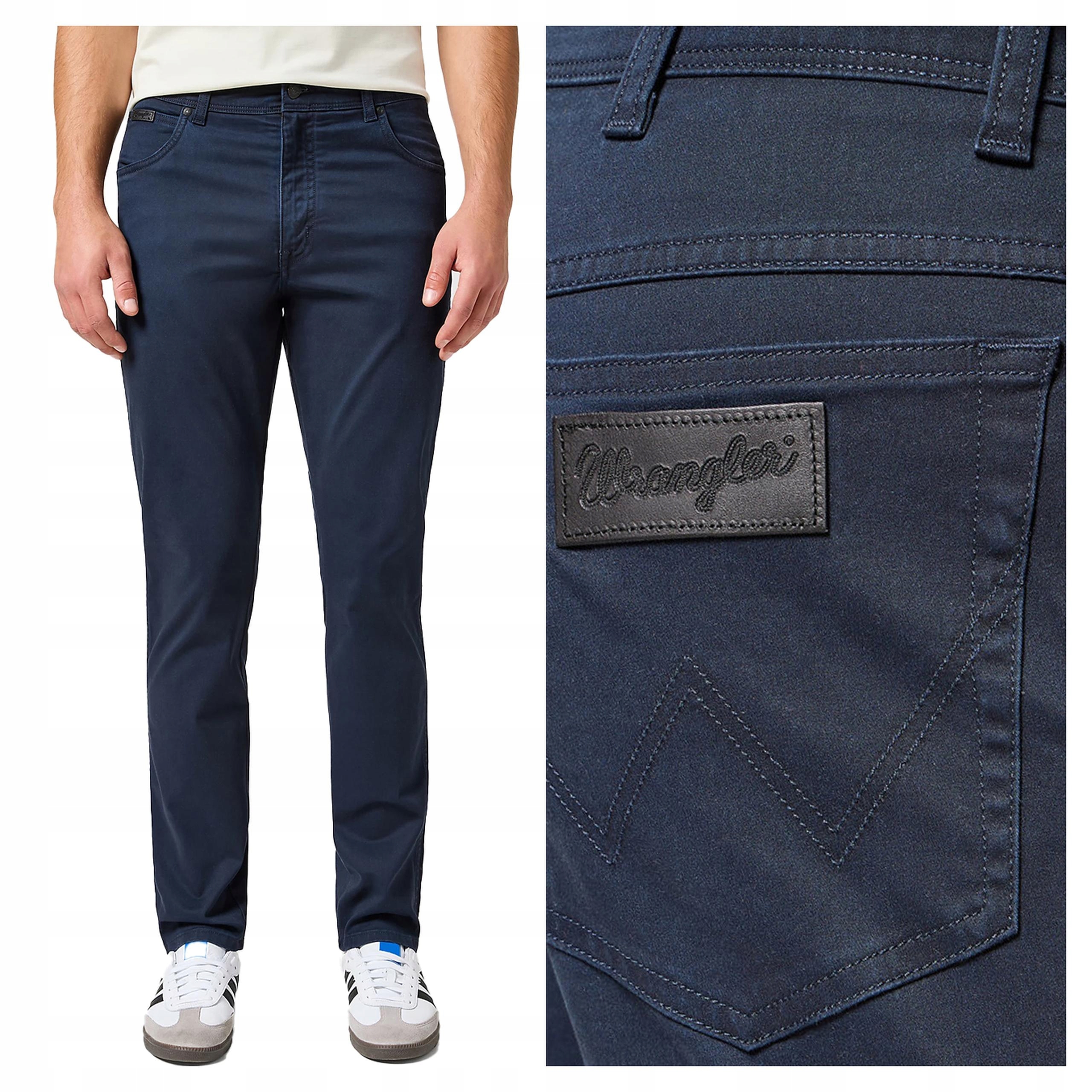 Wrangler Texas Slim W38 L34 Pánské džínové kalhoty džíny Přiléhavé