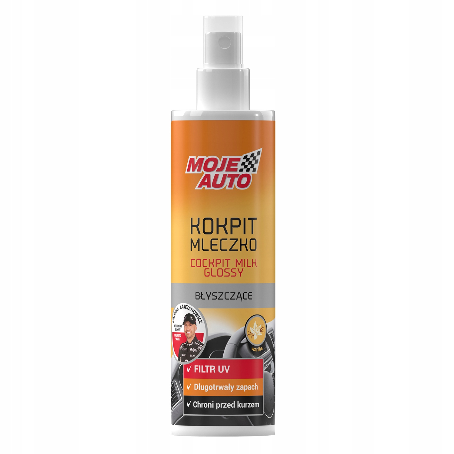 Mleczko Do Czyszczenia Kokpitu Moje Auto Blysk Wanilia 300ml Moje Auto