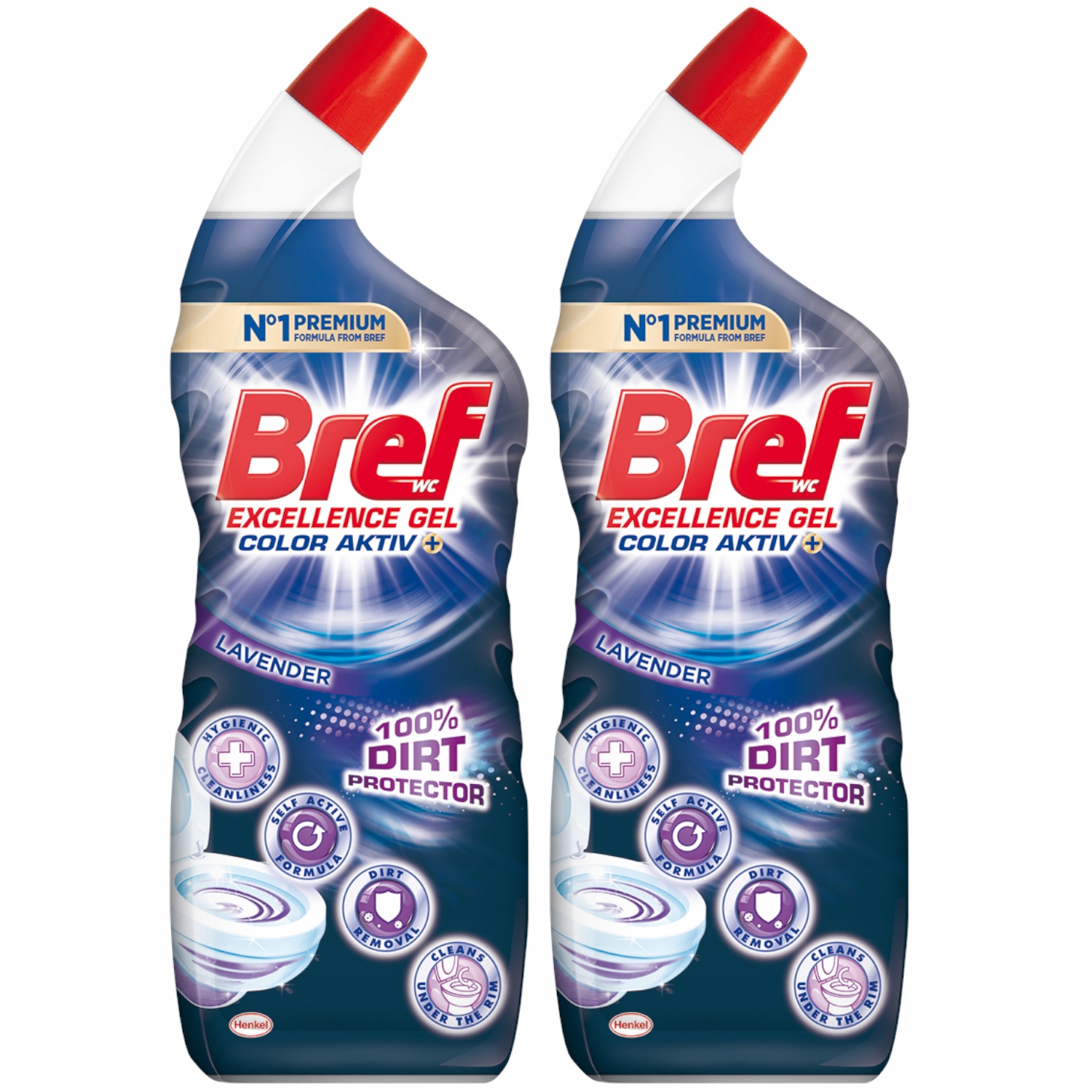 

Bref 10x Effect Żel do Wc Protection Shield 2x0.7l