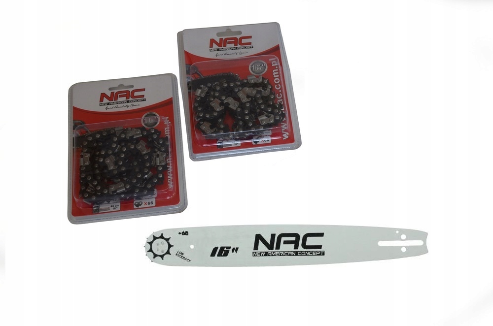 

Nac 2xŁAŃCUCH+PROWADNICA 66 ogniw 0,325 x 1,5 40cm