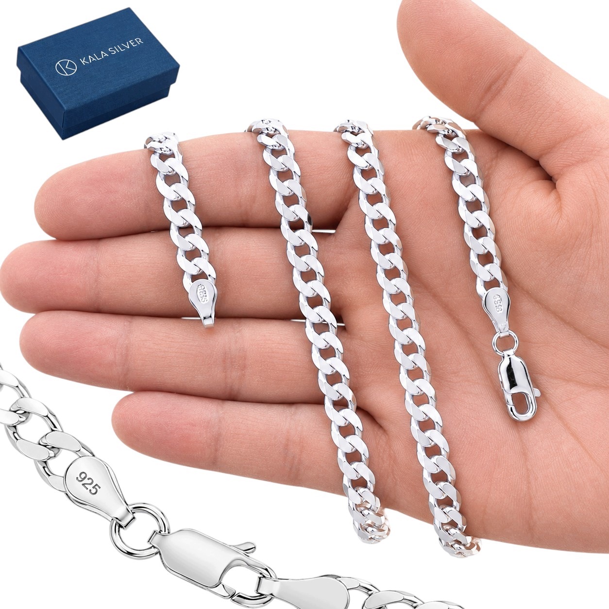 Stříbrný Řetízek 925 Pancíř 70 cm 5 mm Diamantovaný Pánský Stříbro