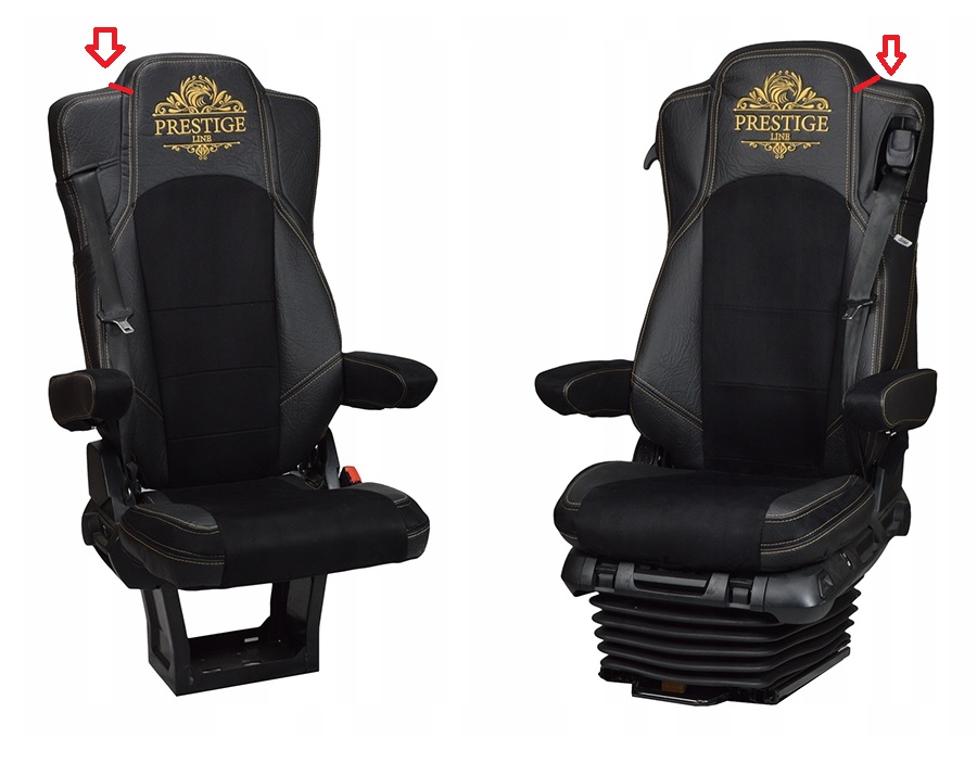 Pokrowce na fotele PRESTIGE LINE Mercedes MP4, MP5 Typ pokrowiec