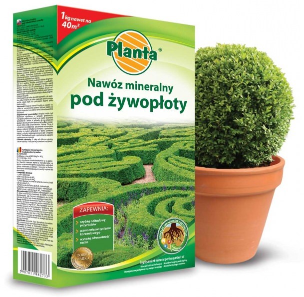 

Nawóz do żywopłotów 1 kg Planta