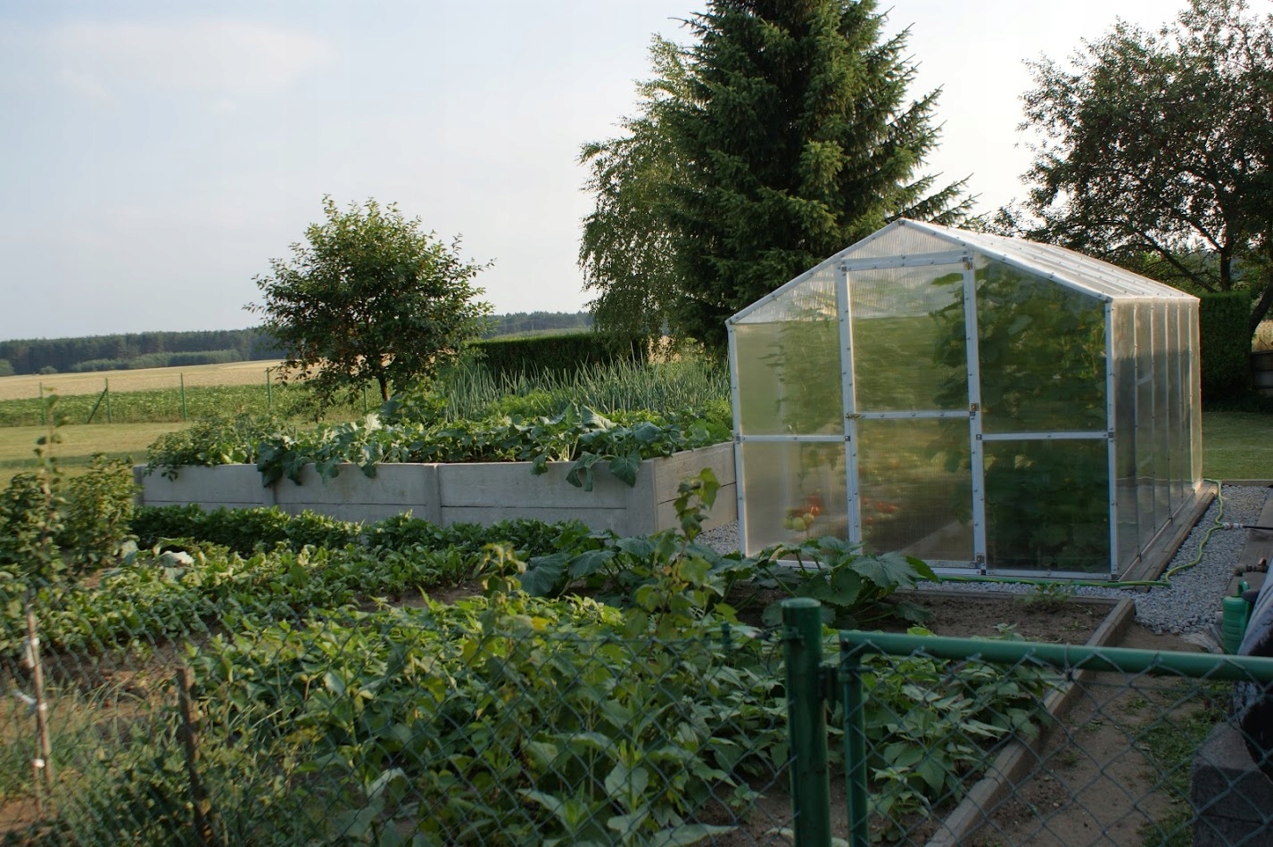 Polska Szklarnia z poliwęglanu 211 x 606 Szerokość 2.1 m