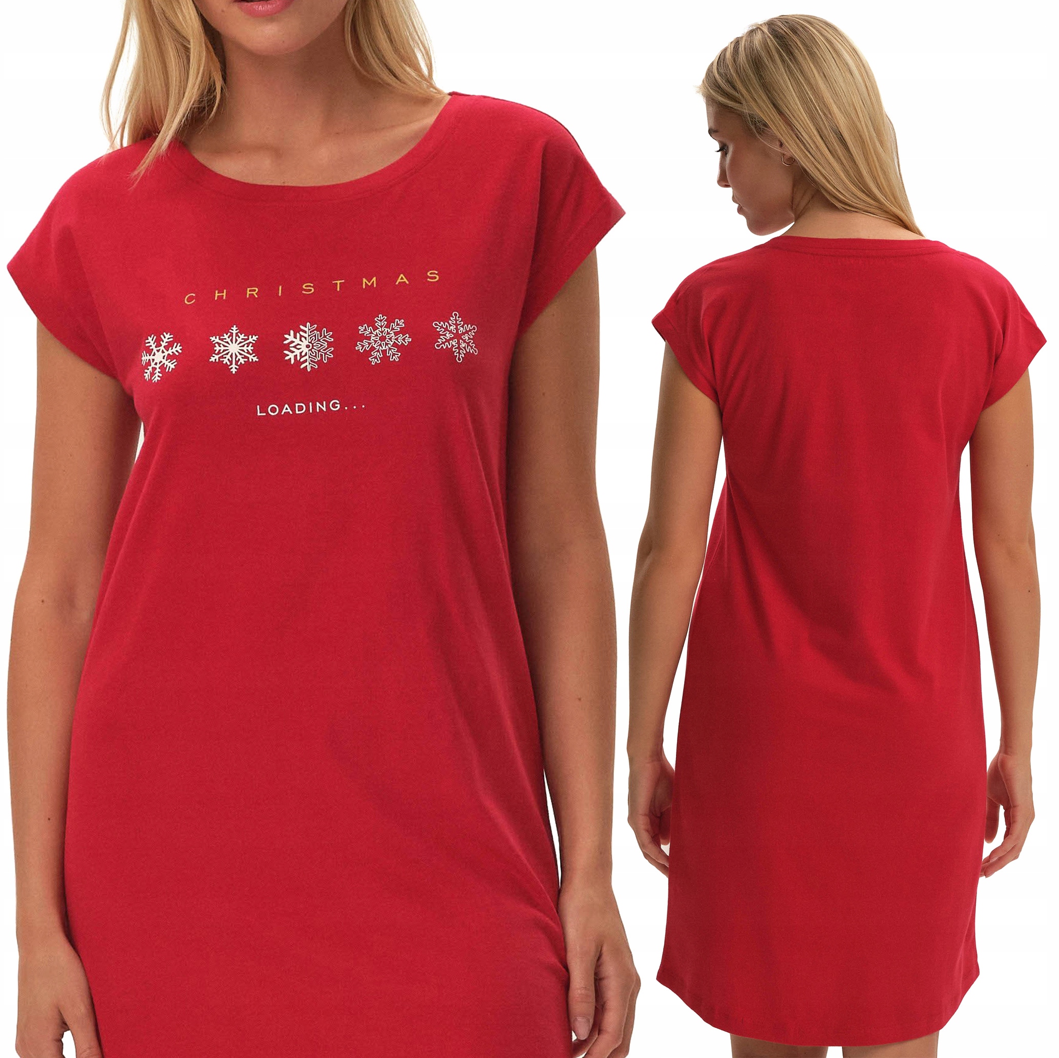 Košile noční dámská Vánoční jako Dárek šaty Henderson Feli L