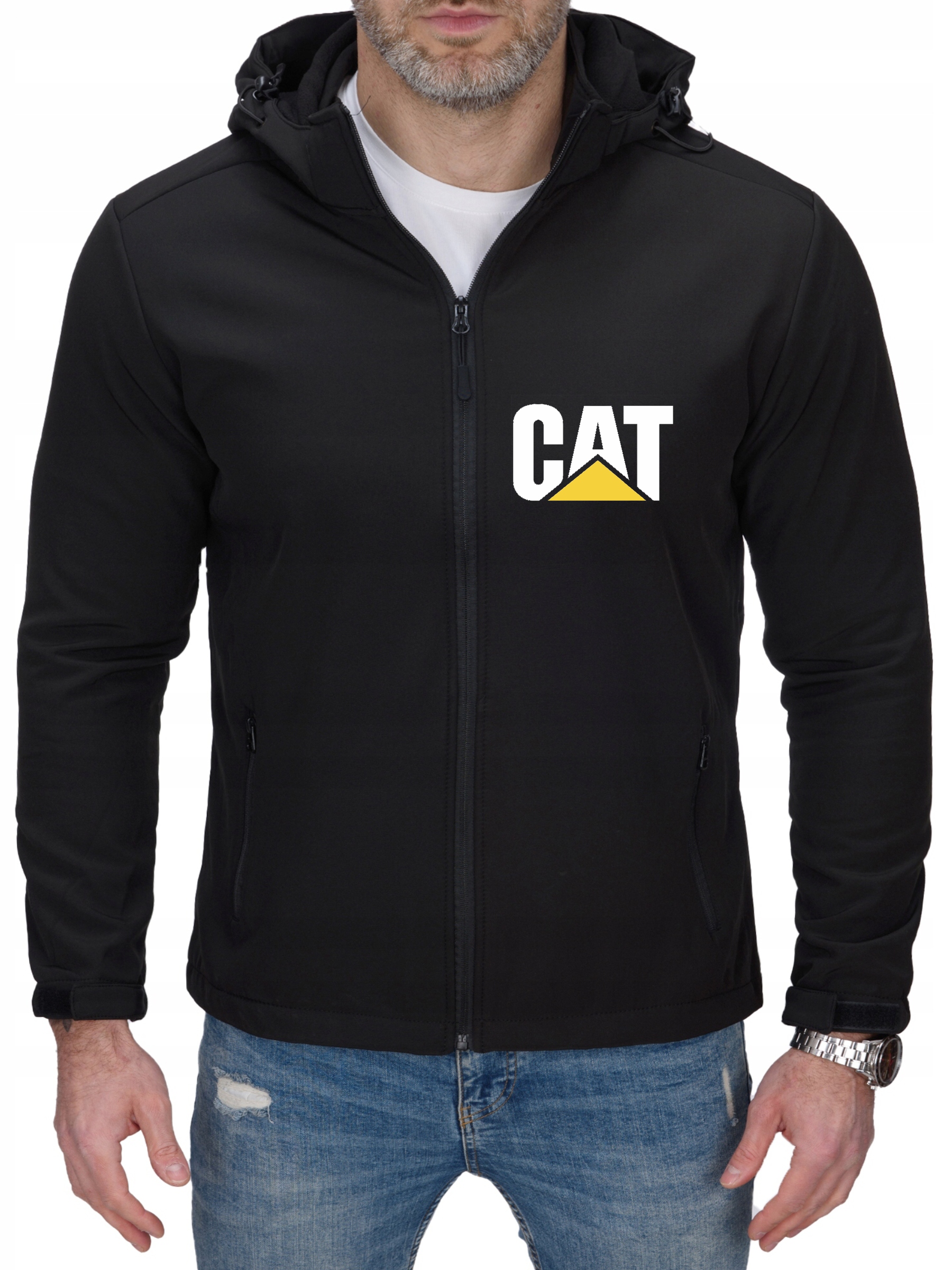 

Kurtka Softshell Przejściowy Cat Męska Czarna L