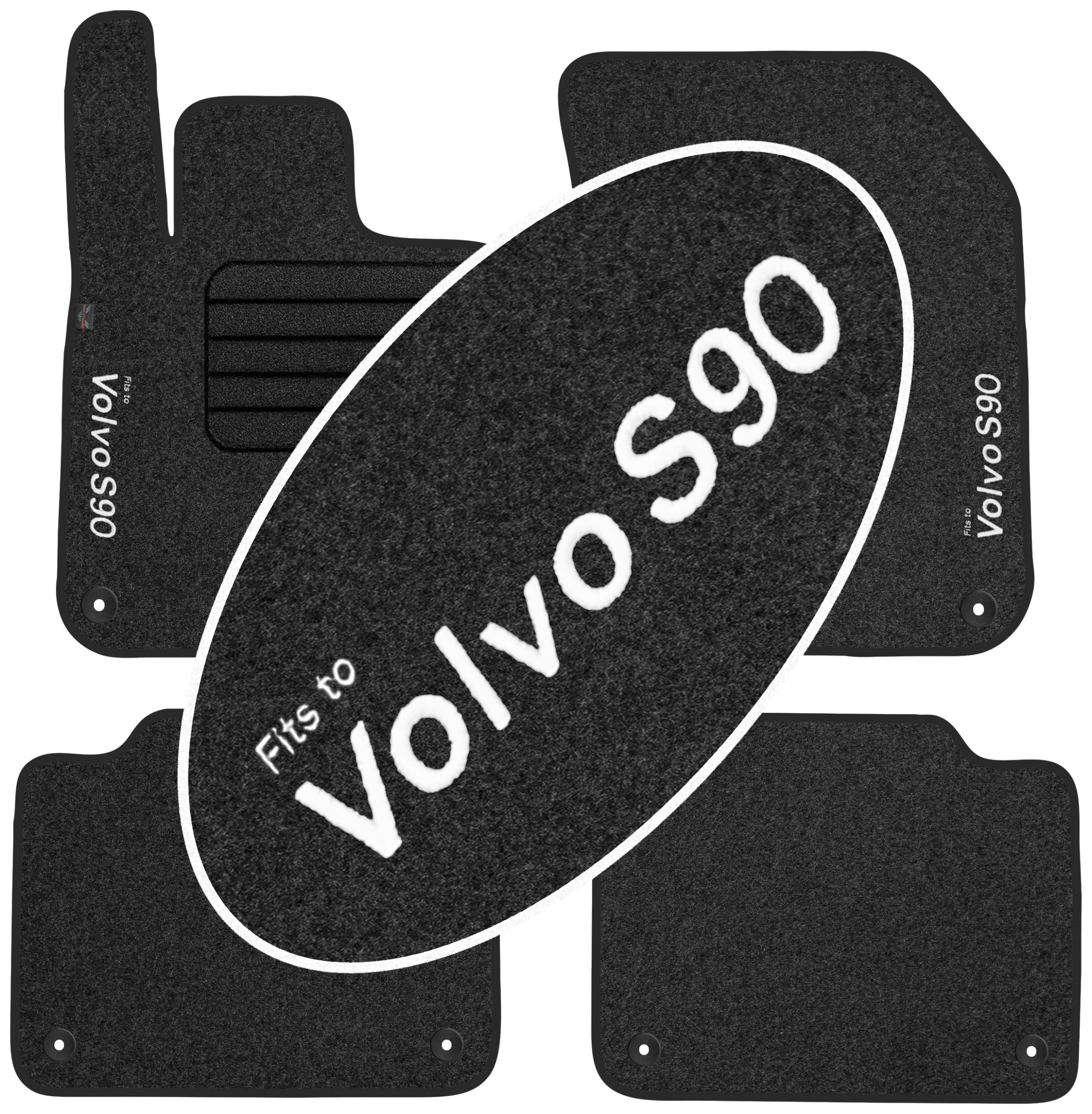 

Volvo S90 2016- Dywaniki z Haftem