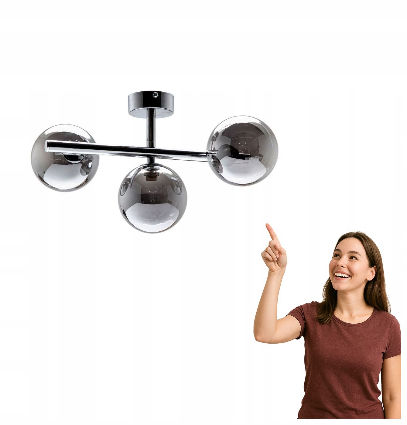 Stropná lampa Luna 5663 Zuma Line