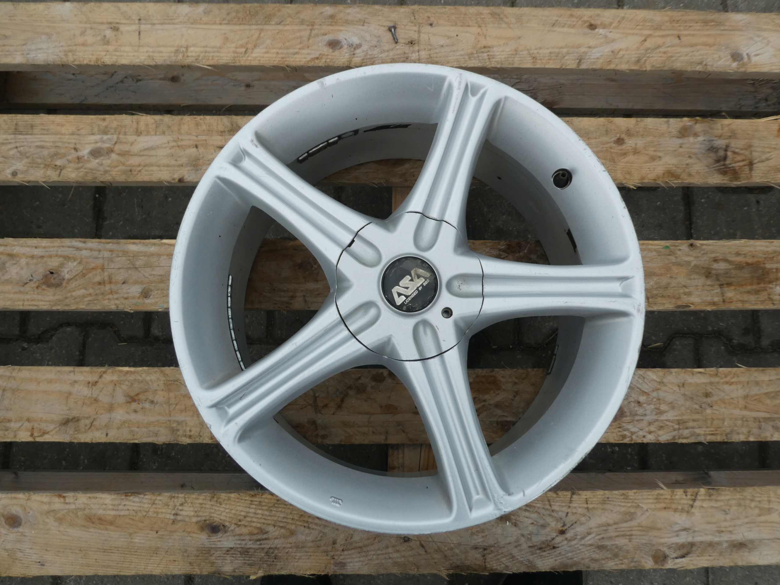 1X disk hliníkový disk VW 5X112 ASA IS1 17 CALI