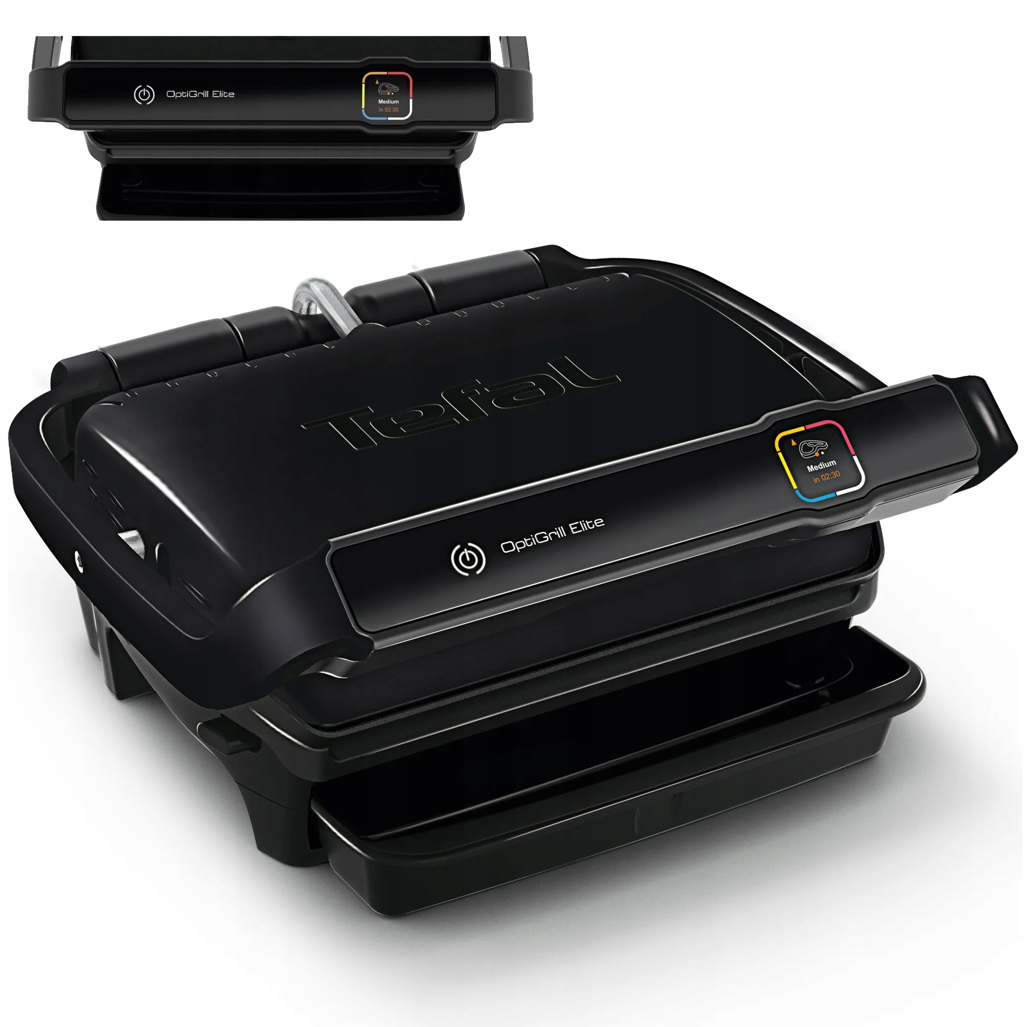 Grill elektryczny Tefal GC750830 Panini, tradycyjny czarny 2000 W