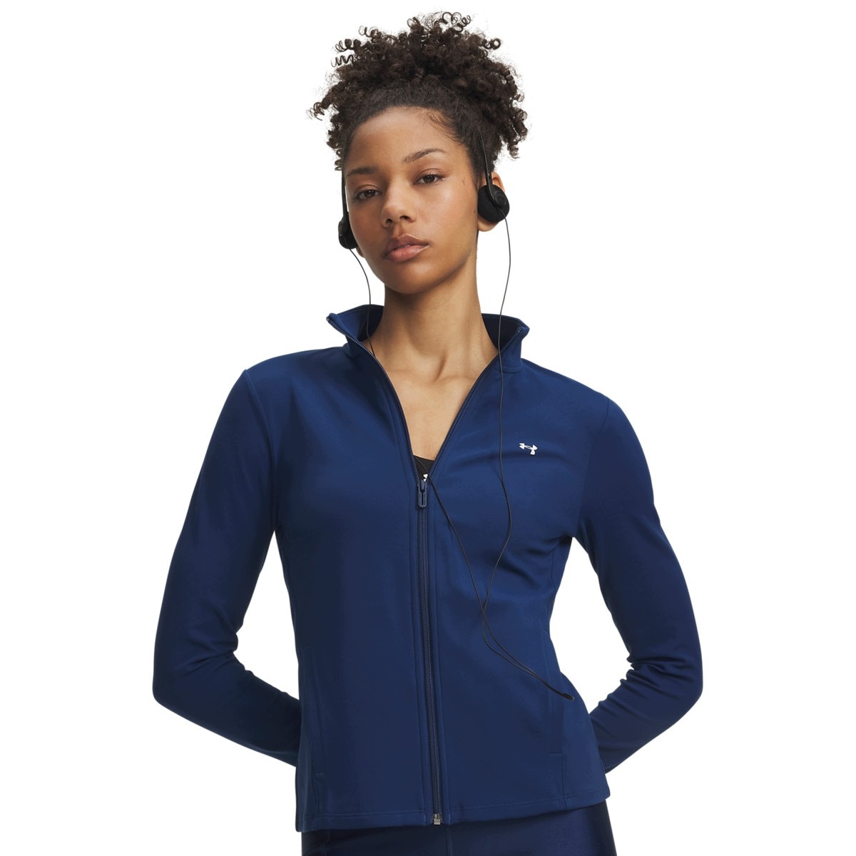 Damska bluza treningowa Under Armour Motion Fz Granatowy Xs