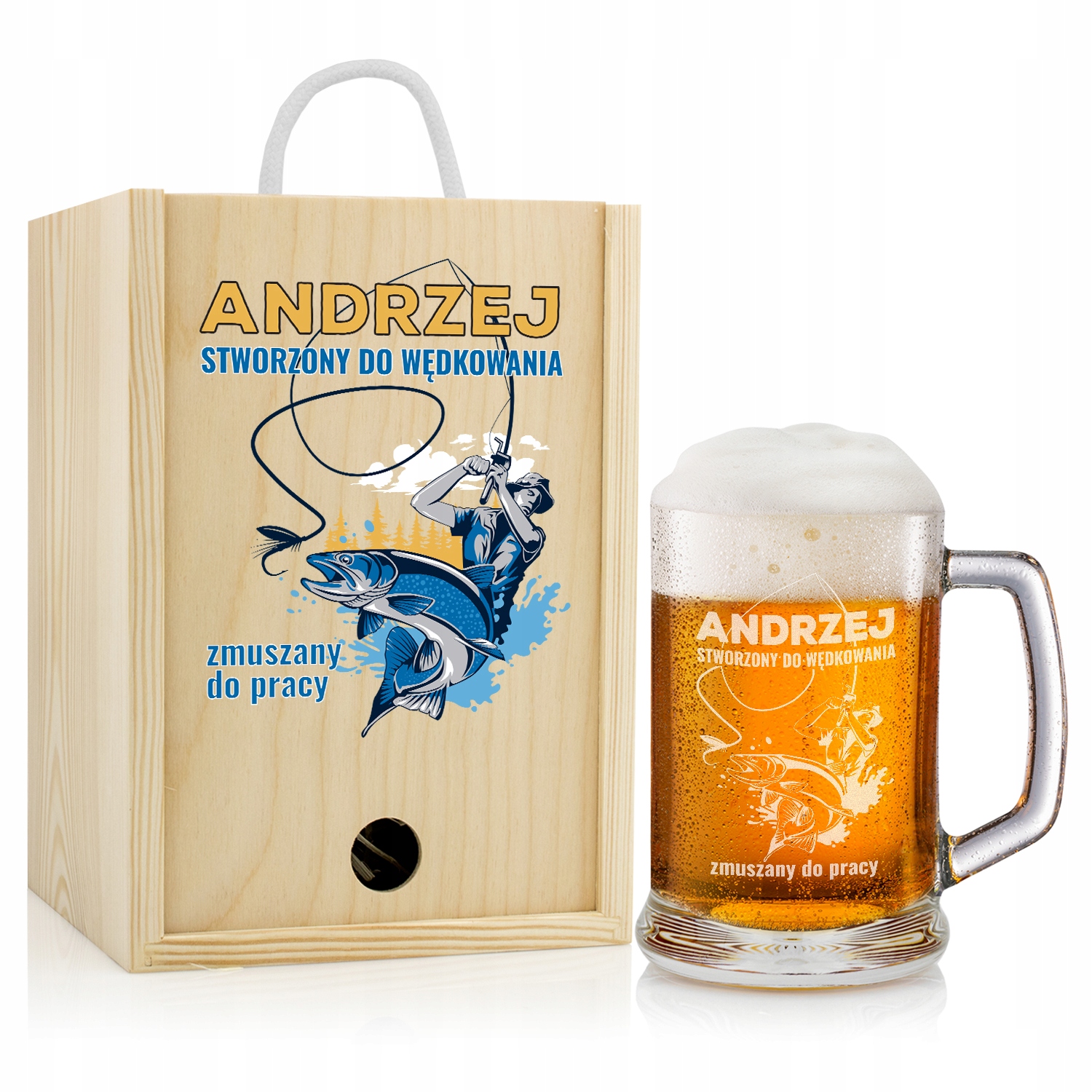 

dla Wędkarza kufel na urodziny