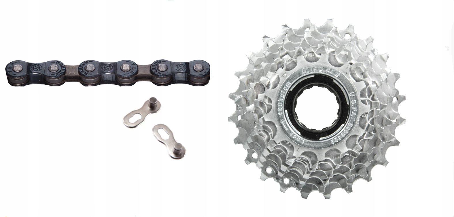 Sada volnoběžek 7rz 13-25 silnice Sunrace Ybn S50