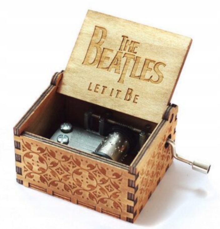 

Pozytywka Drewniana Na Korbkę Let It Be Beatles
