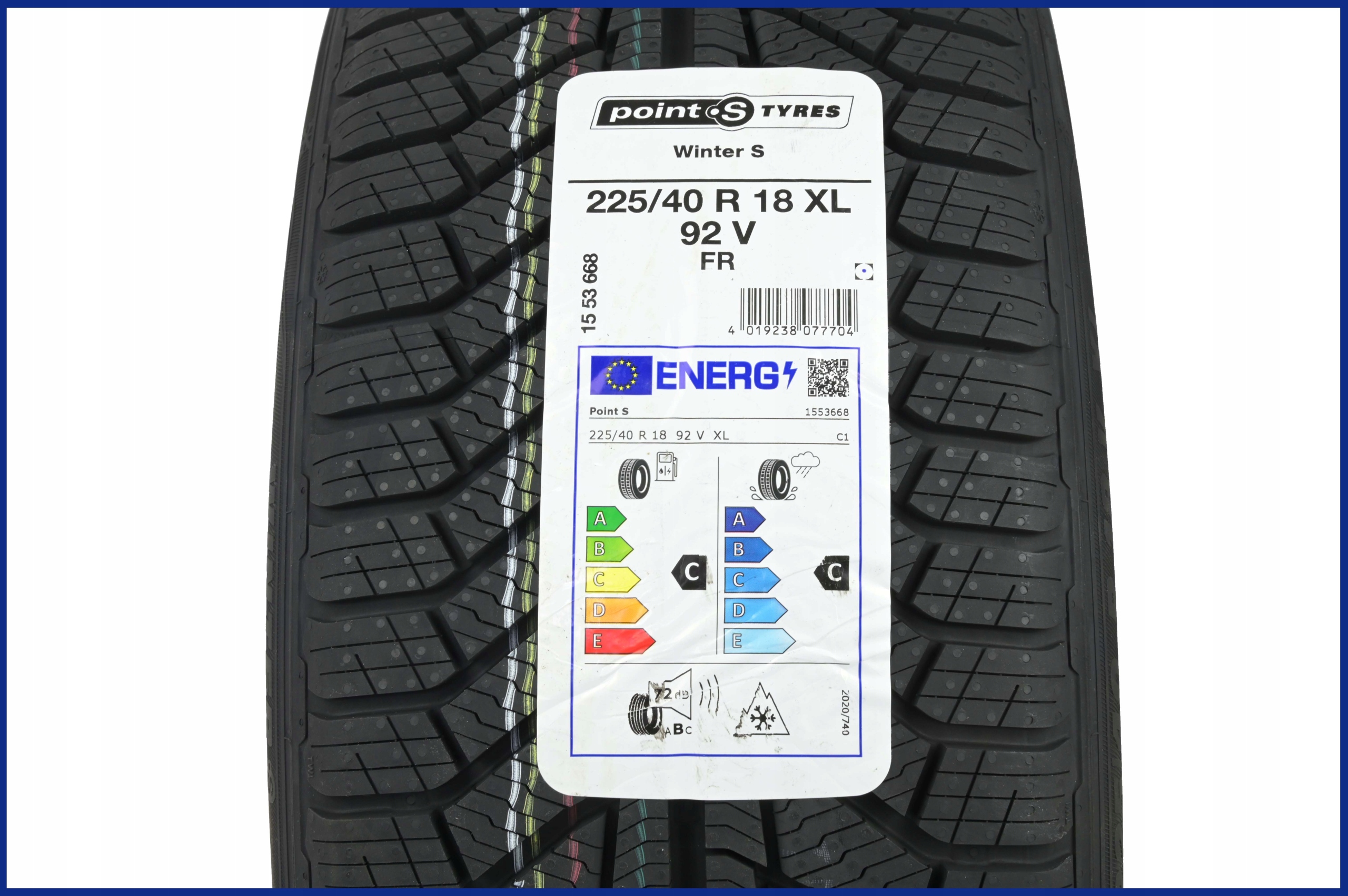 2x 225/40R18 XL 92V FR Winter S Point S TYRES ZIMA Model inny