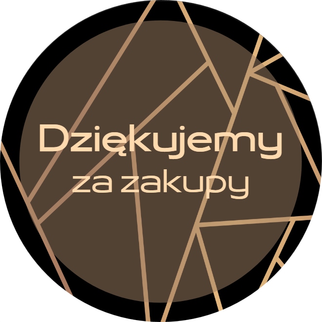 

Naklejki Dziękujemy Za Zakupy 4,5CM 144 Szt KK6