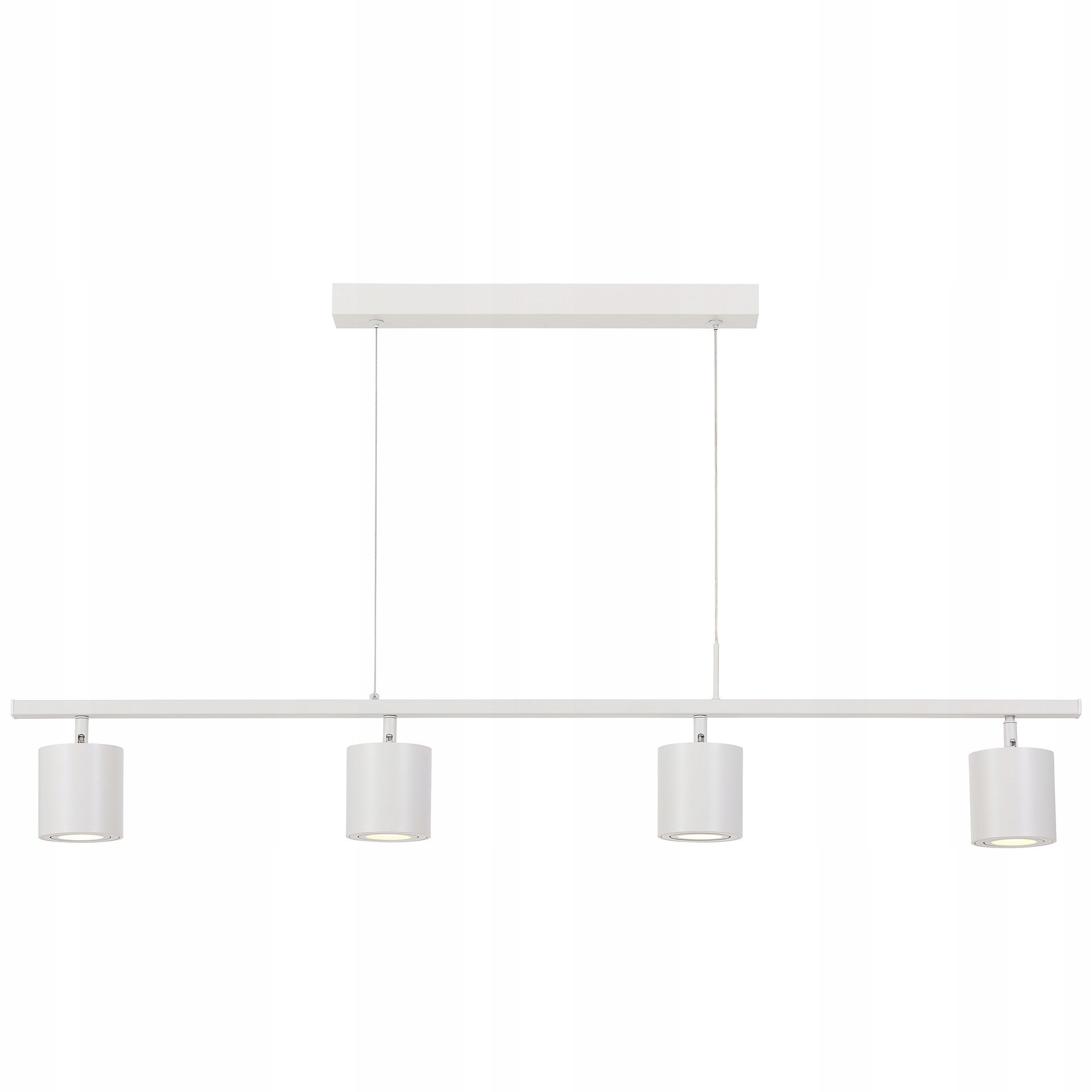Lampa Nowoczesna Wisząca Biała Bolt W4 4xGU10 do Salonu