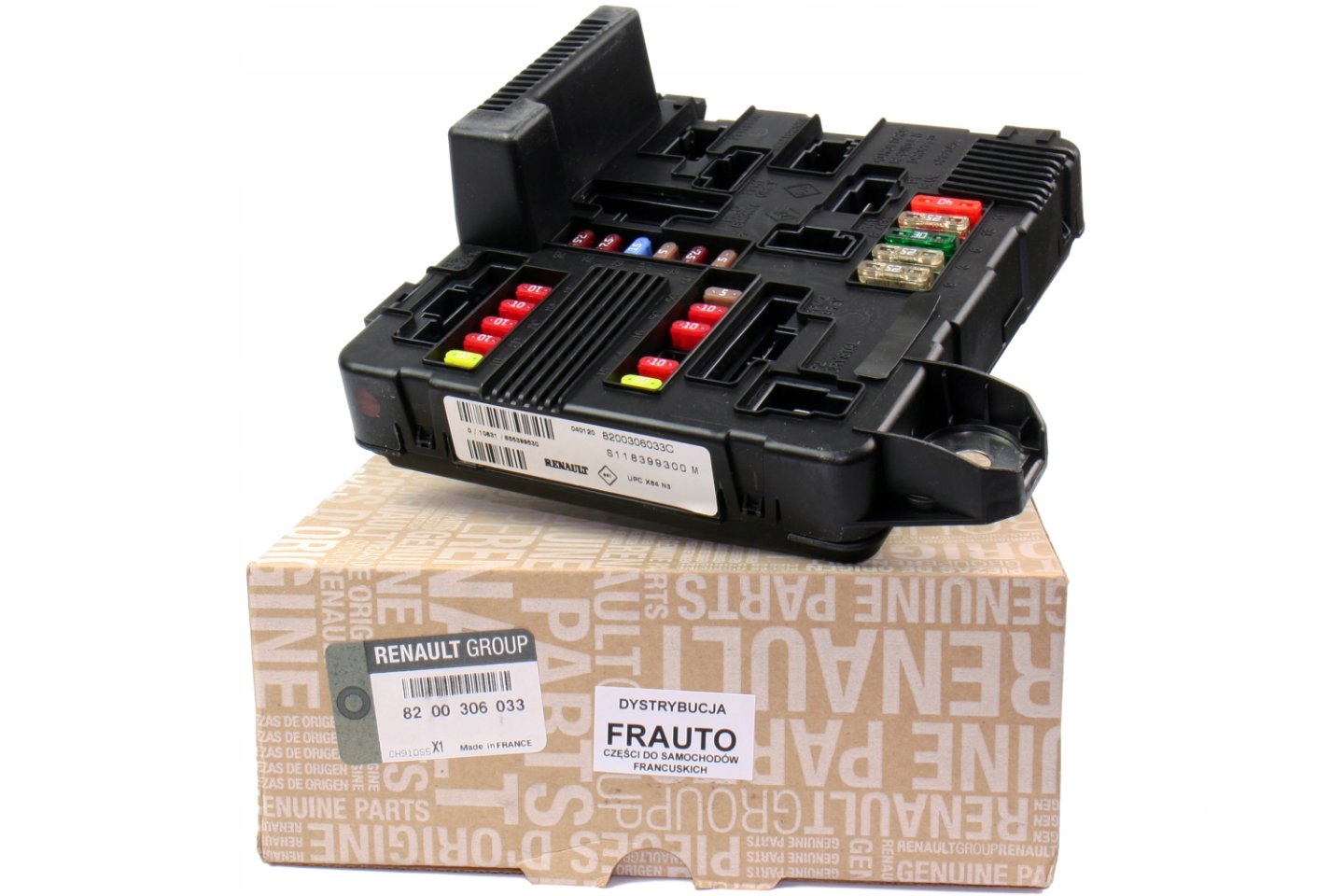 Skrzynka bezpieczników Renault OE 8200306033 Producent części Renault OE