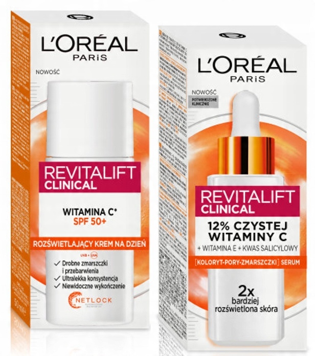 

LOreal Revitalift Clinical Serum twarzy krem dzień