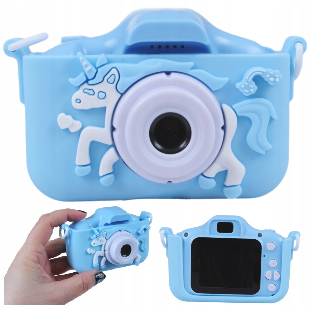 

Aparat Cyfrowy Dzieci Jednorożec Kamera Full Hd