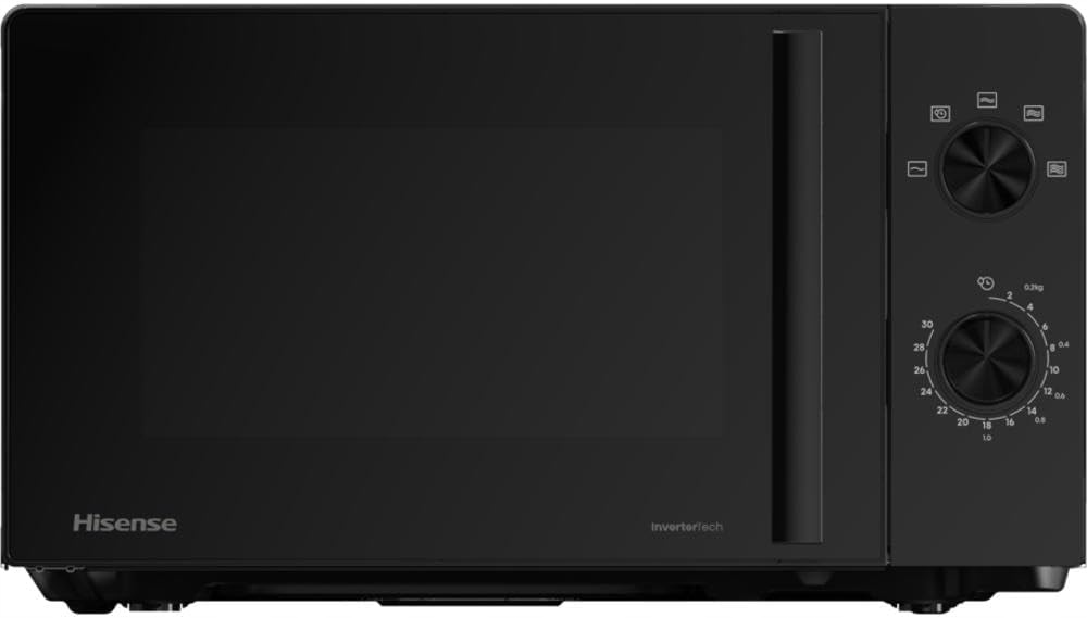 Hisense Mikrofalówka InverterTech 20L 700W ceramiczna wolnostojąca czarna