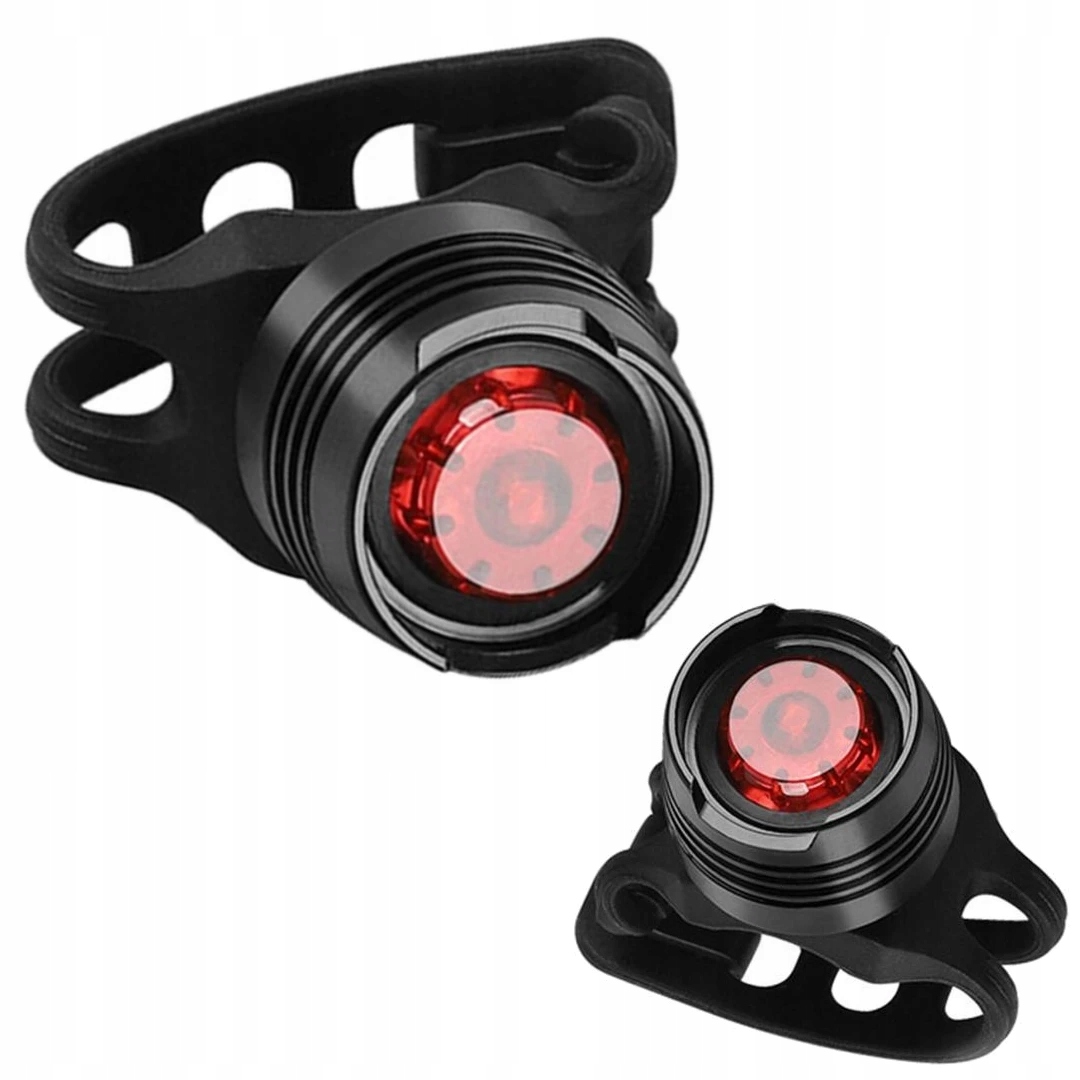 Lampka Rowerowa z Licznikiem Zestaw Przód Tył + Prędkościomierz Dzwonek Rodzaj zestaw