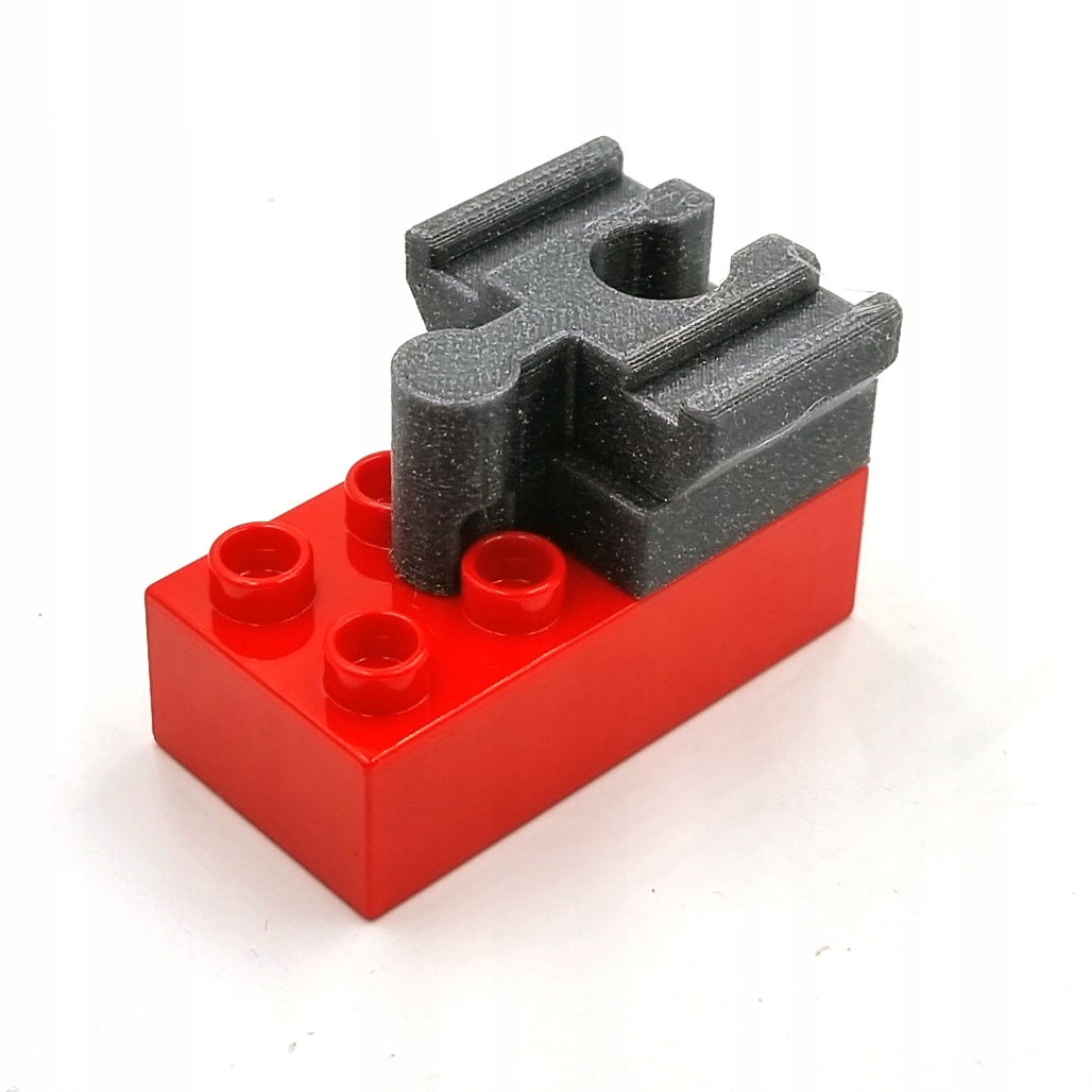 10 szt Łącznik adapter do Lego DUPLO torów drewnianych do Lillabo Seria Duplox10