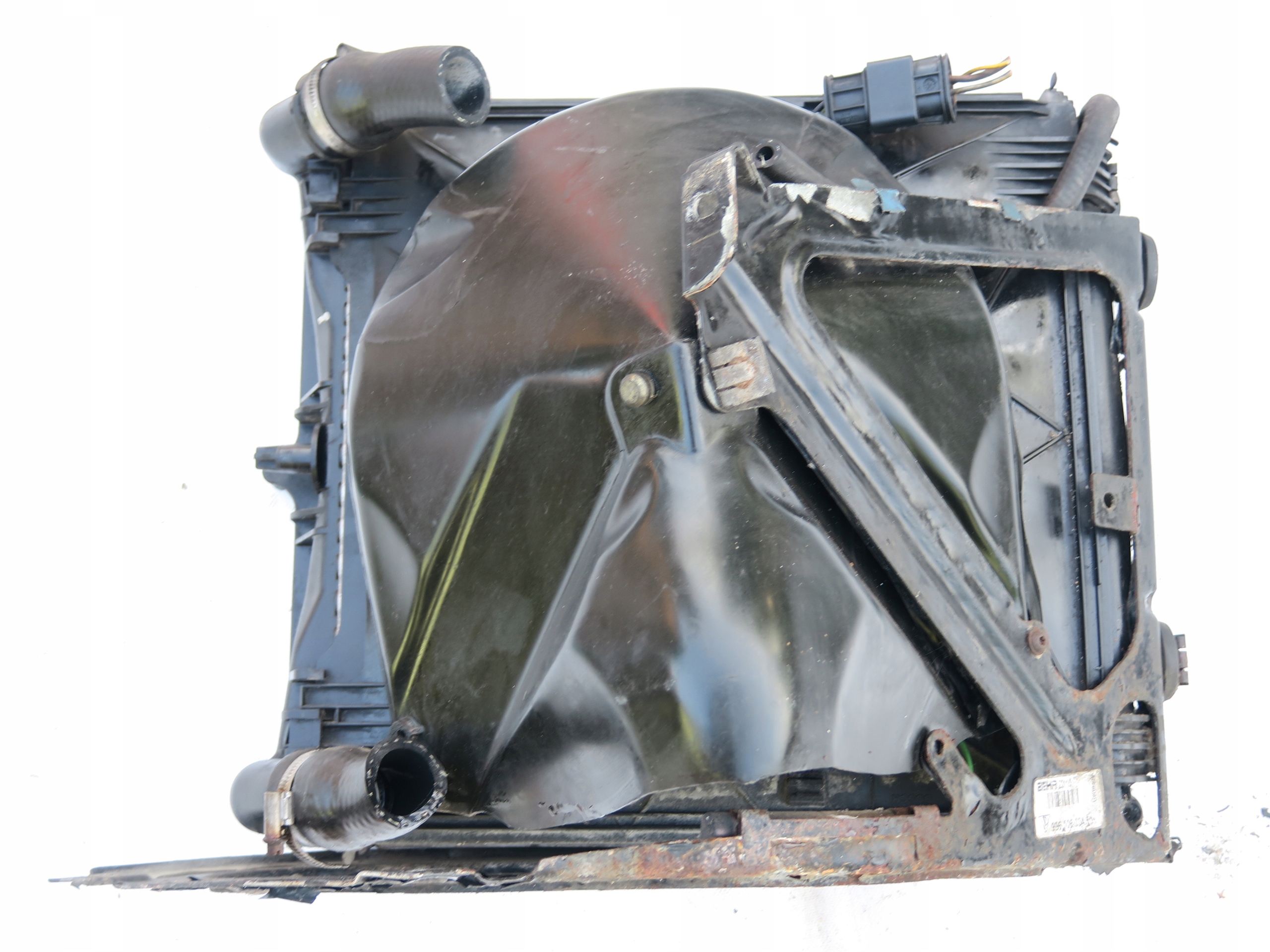 CHŁODNICA Z WENTYLATOREM MOCOWANIE 2.7 PORSCHE BOXSTER 1 I 986 Numer katalogowy części 99610603451