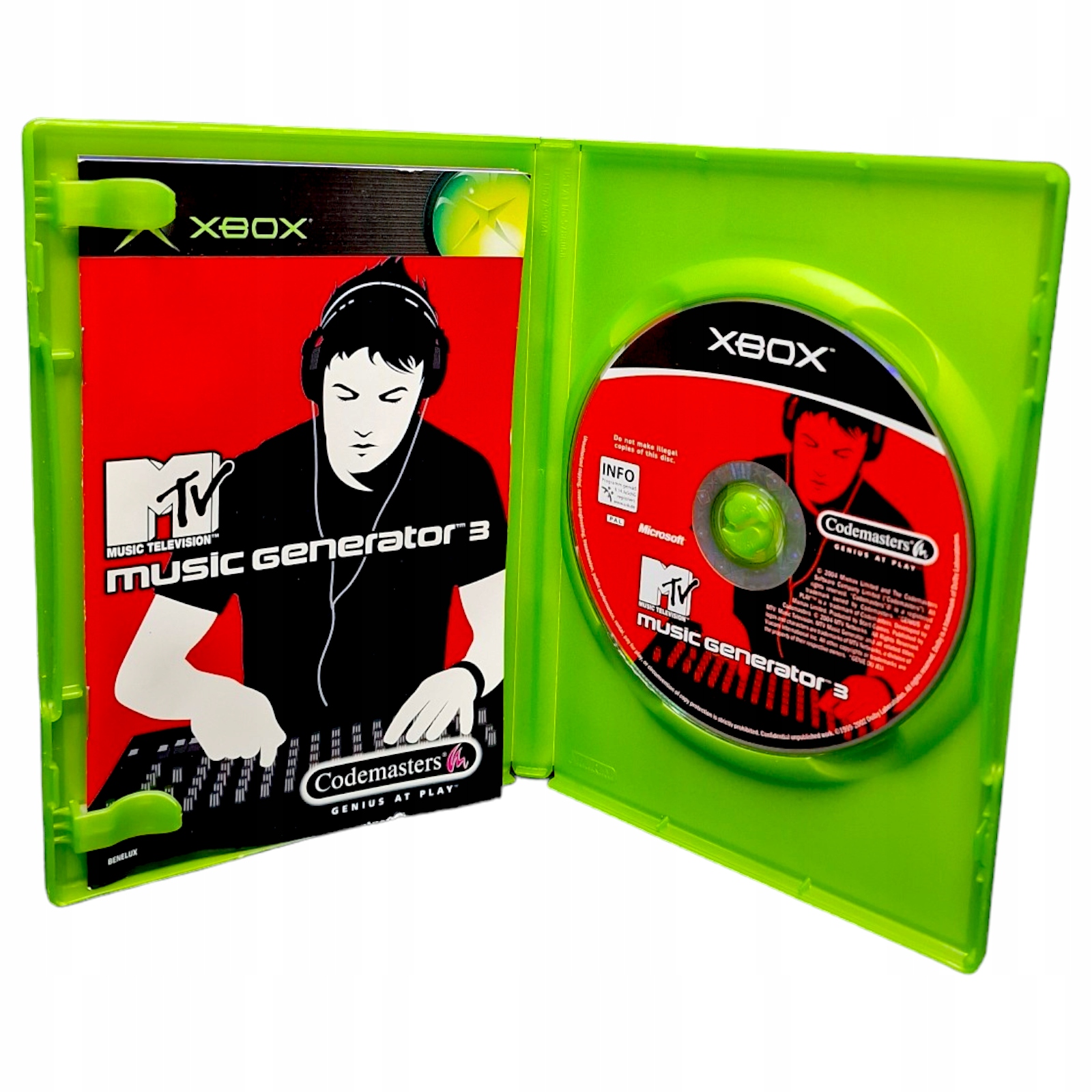 Gra MTV Music Generator 3 XBOX Microsoft Xbox Classic Komplet Wydawca Codemasters