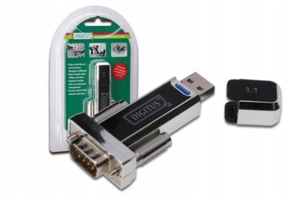 Digitus Konwerter Usb Do RS232 M/M 1.1 Do Laptopa I Komputera Stacjonarnego