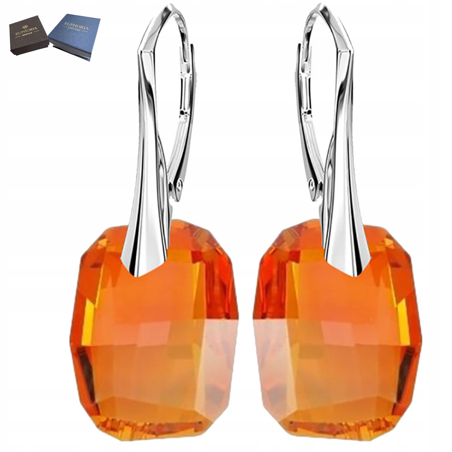 Stříbrné Náušnice Stříbro 925 Závěsné zapínání Anglické Dárek pro ženu