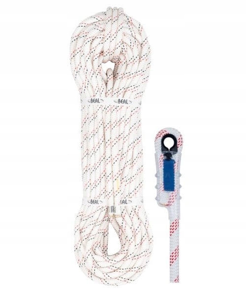 Polostatické lano Industrie 10,5 mm x 20 m bílé sešívané zakončení Bea