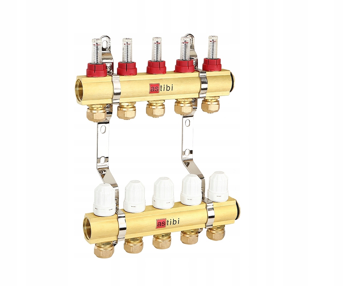 Rozdělovač 5 Podlahových Topení Pro Podlahové Vytápění