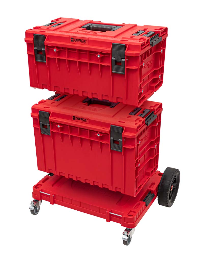 !NOWOŚĆ! Platforma Transportowa Qbrick System ONE 2.0 Allterrain Red Wysokość produktu 22.3 cm