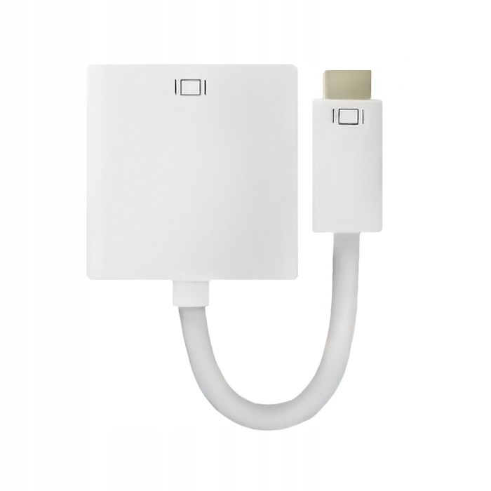 

Qoltec Adapter Mini DVI męska DVI (24+5) żeńska
