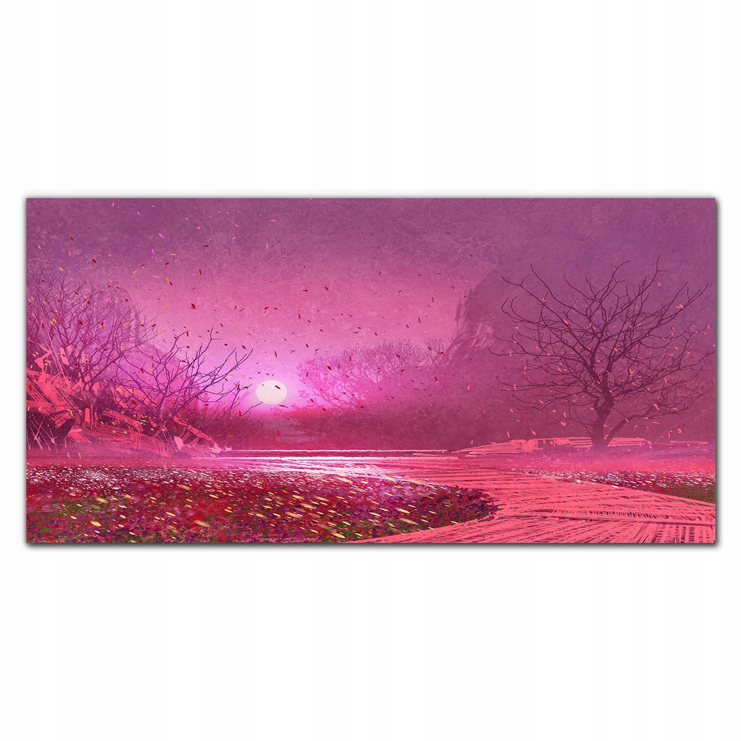 Obraz na plátne do obývačky Maľba stromu 140x70