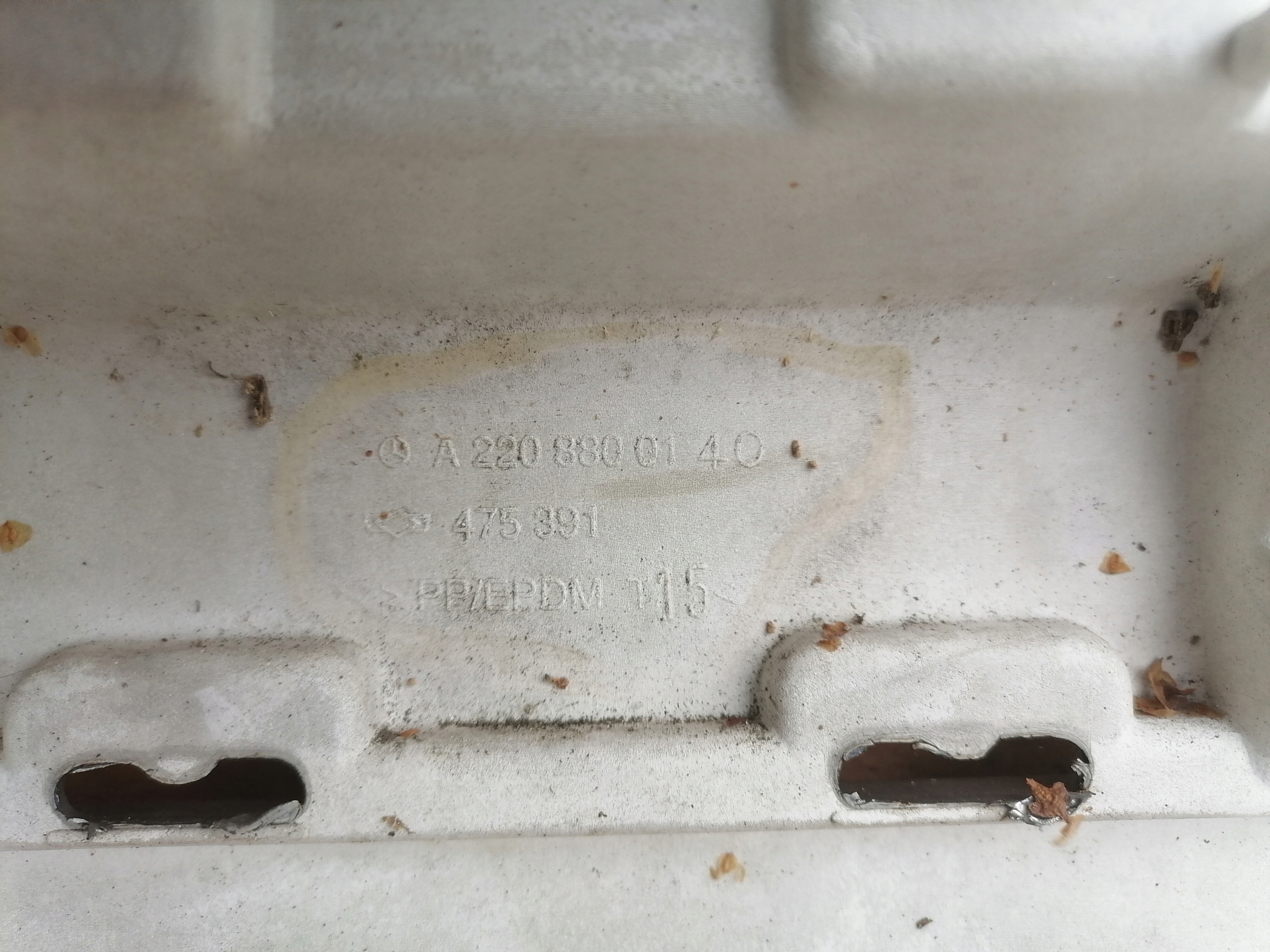 STOSSSTANGE HECK MERCEDES W220 744 A2208800140