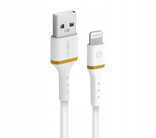 Kabel Przewód Reinston EK20ALB Usb-a do Lightning 2m Biały