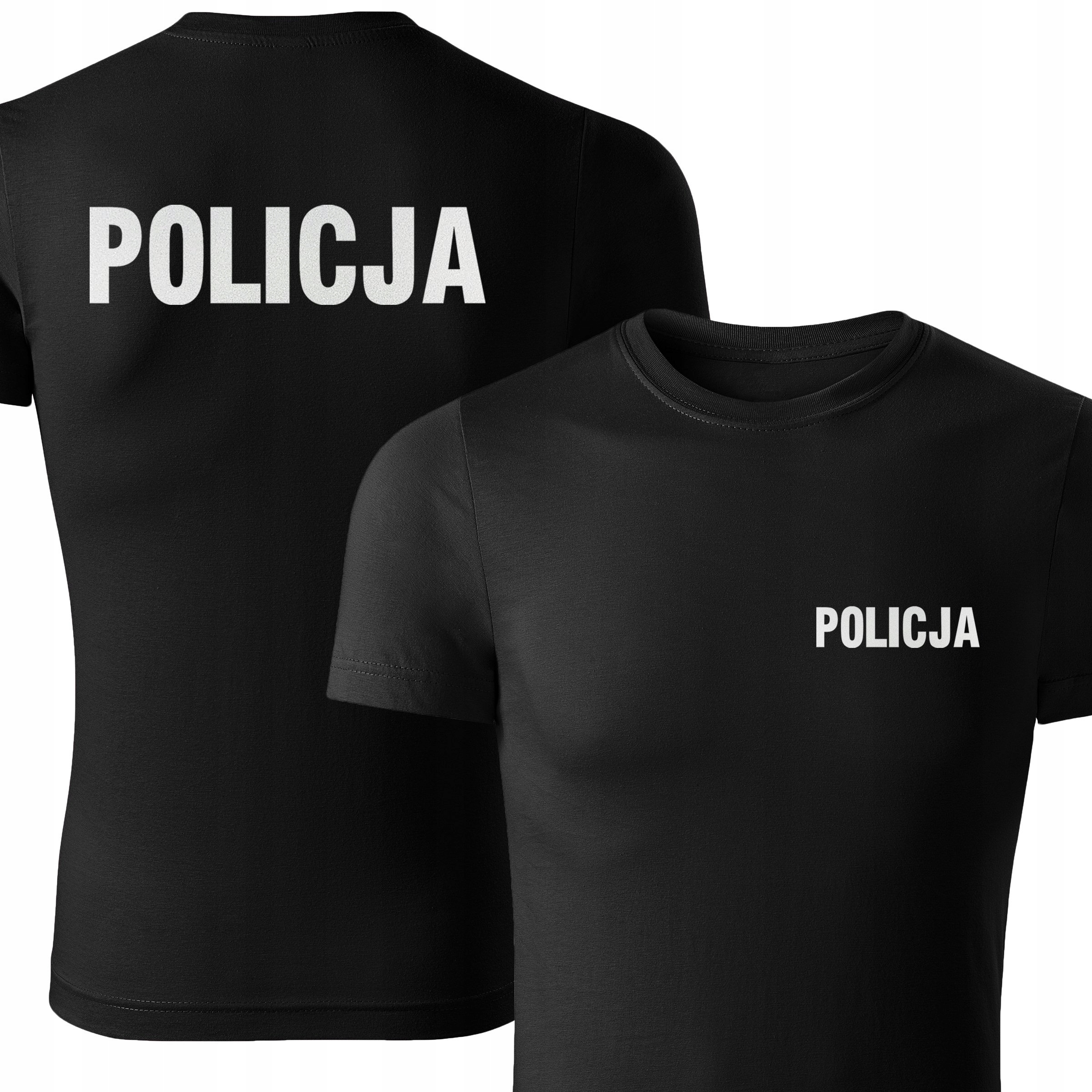 

Policyjna koszulka na karnawał odblaskowa Policja