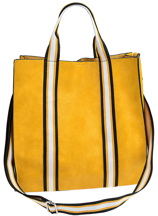M TREND TOREBKA damska SHOPPER pasek kolory