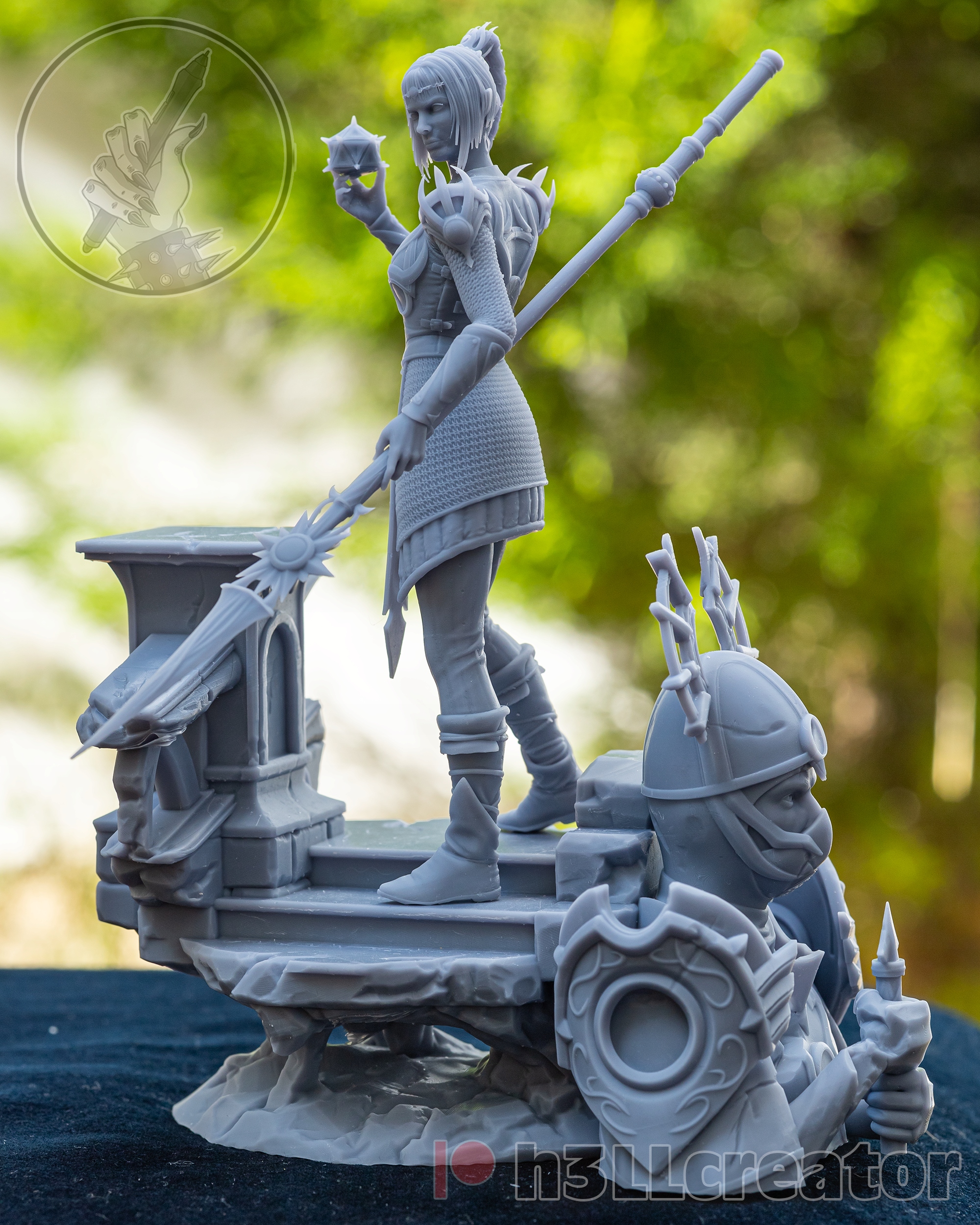 Figurka Shadowheart Baldurs Gate 3 h3LL creator 3D tisk 12K