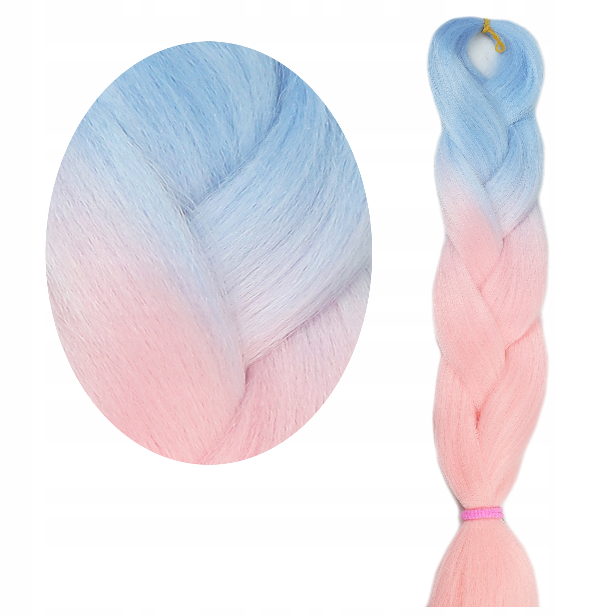 

Pasma syntetyczne Włosy kolorowe warkocze dredy