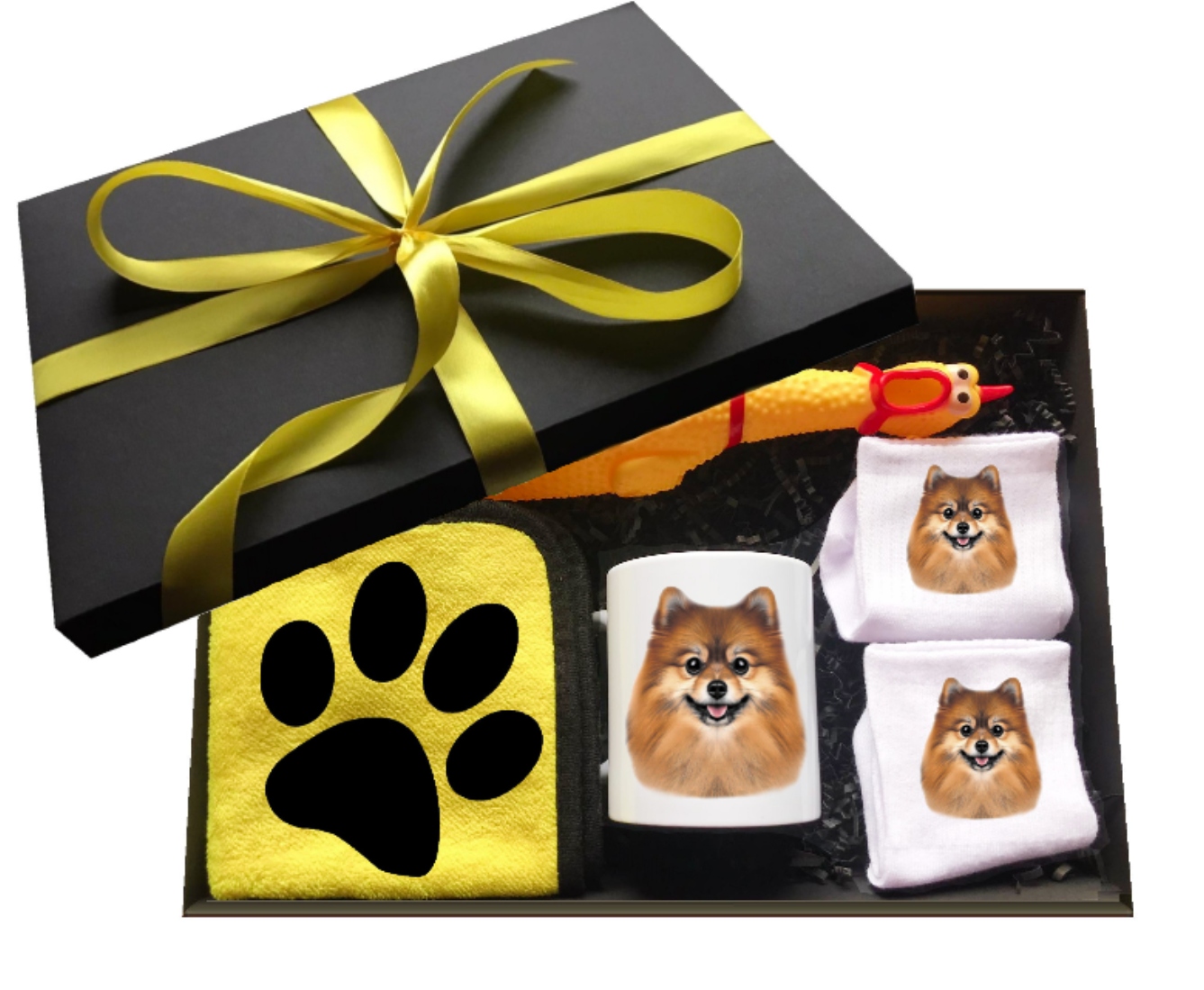 Sada s hrnkem dárek Pro Dívku dárek k narozeninám jmeninový pes Špic