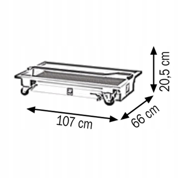 МОБИЛЬНАЯ СЛИВНАЯ ВАННА ДЛЯ ОТРАБОТАННОГО МАСЛА 60L MECLUBE