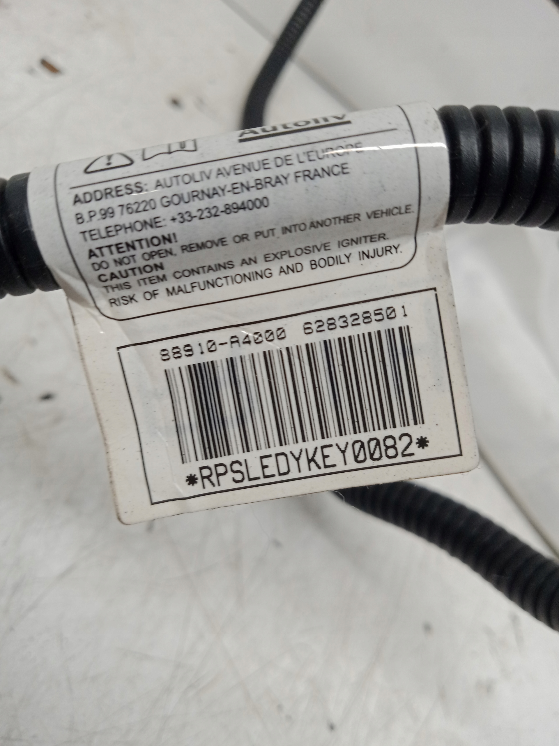 KIA CARENS IV seat airbag right 2013