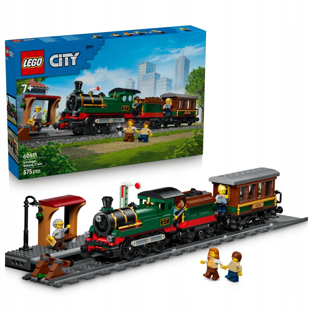 Lego City 60511 Vintage parní vlak