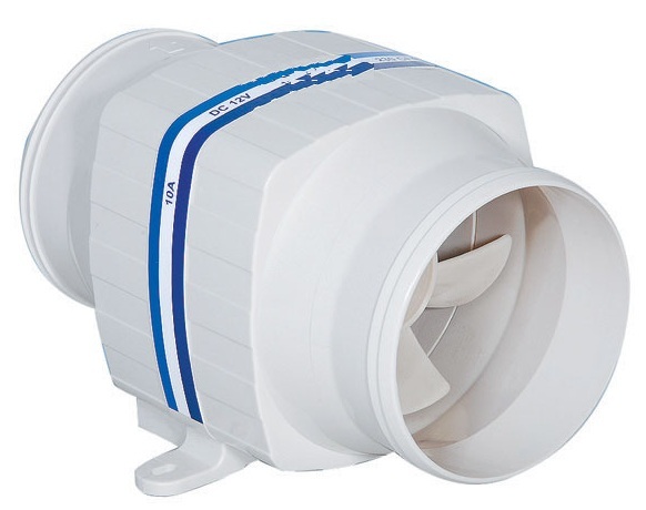 WENTYLATOR KOMORY SILNIKA 12V 6500L MIN 105mm TMC