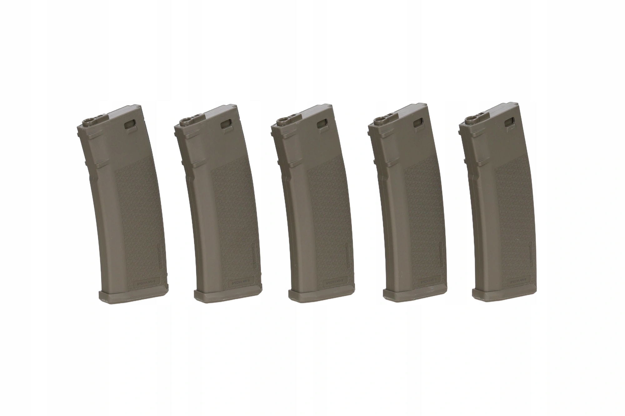 Sada 5 zásobníků S-Mag Mid-Cap na 125 kuliček Olivová