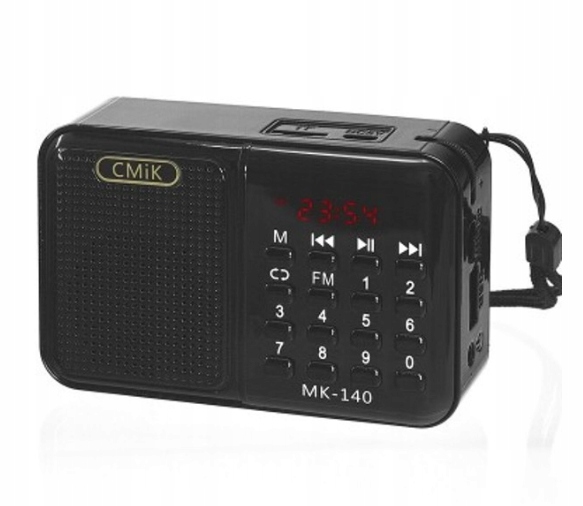 RADIO PRZENOŚNE TURYSTYCZNE AKUMULATOR FM USB SD Model Radio turystyczne z akumulatorem